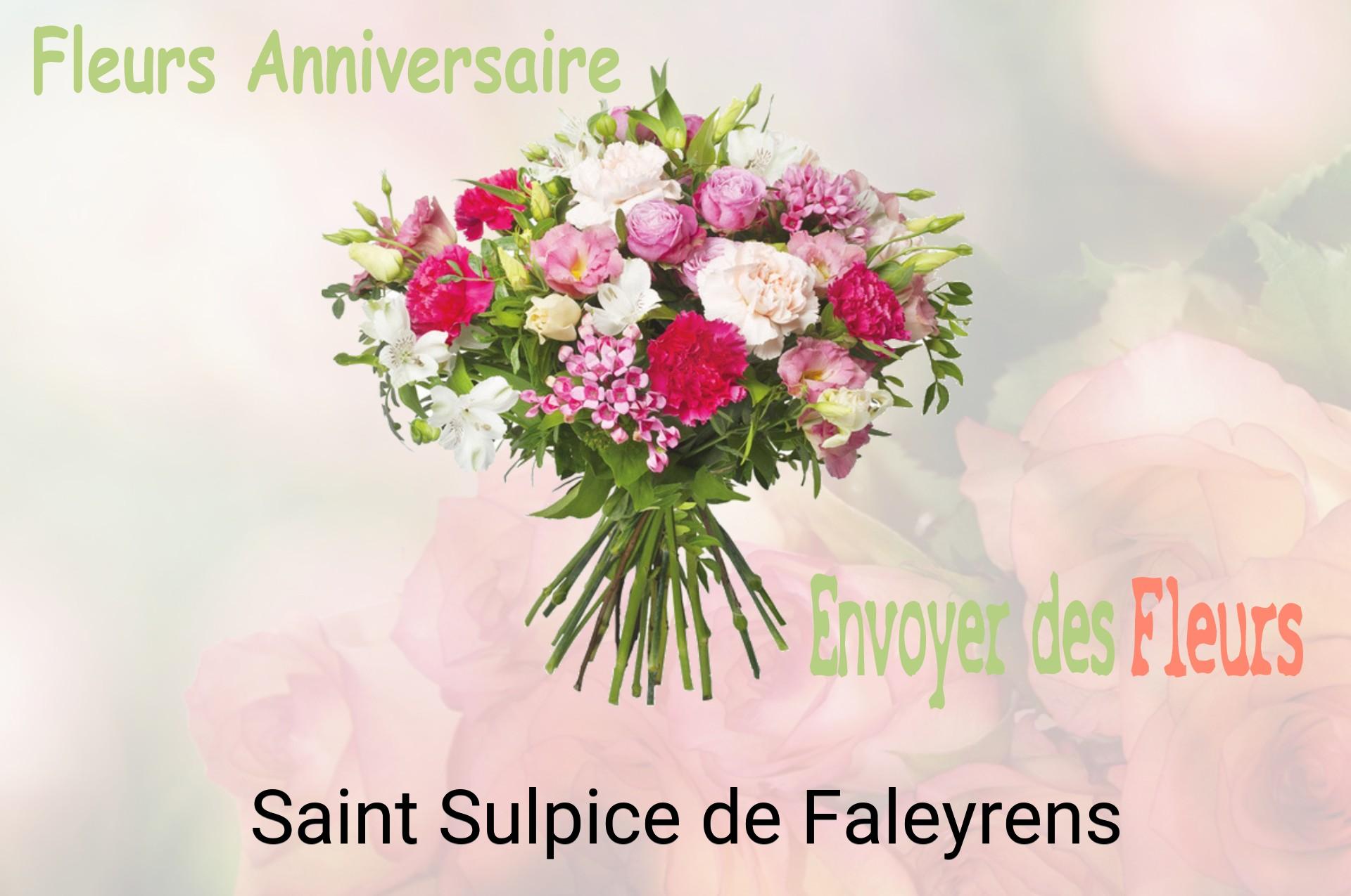 Bouquet de fleurs d’anniversaire livré à Saint-Sulpice-de-Faleyrens