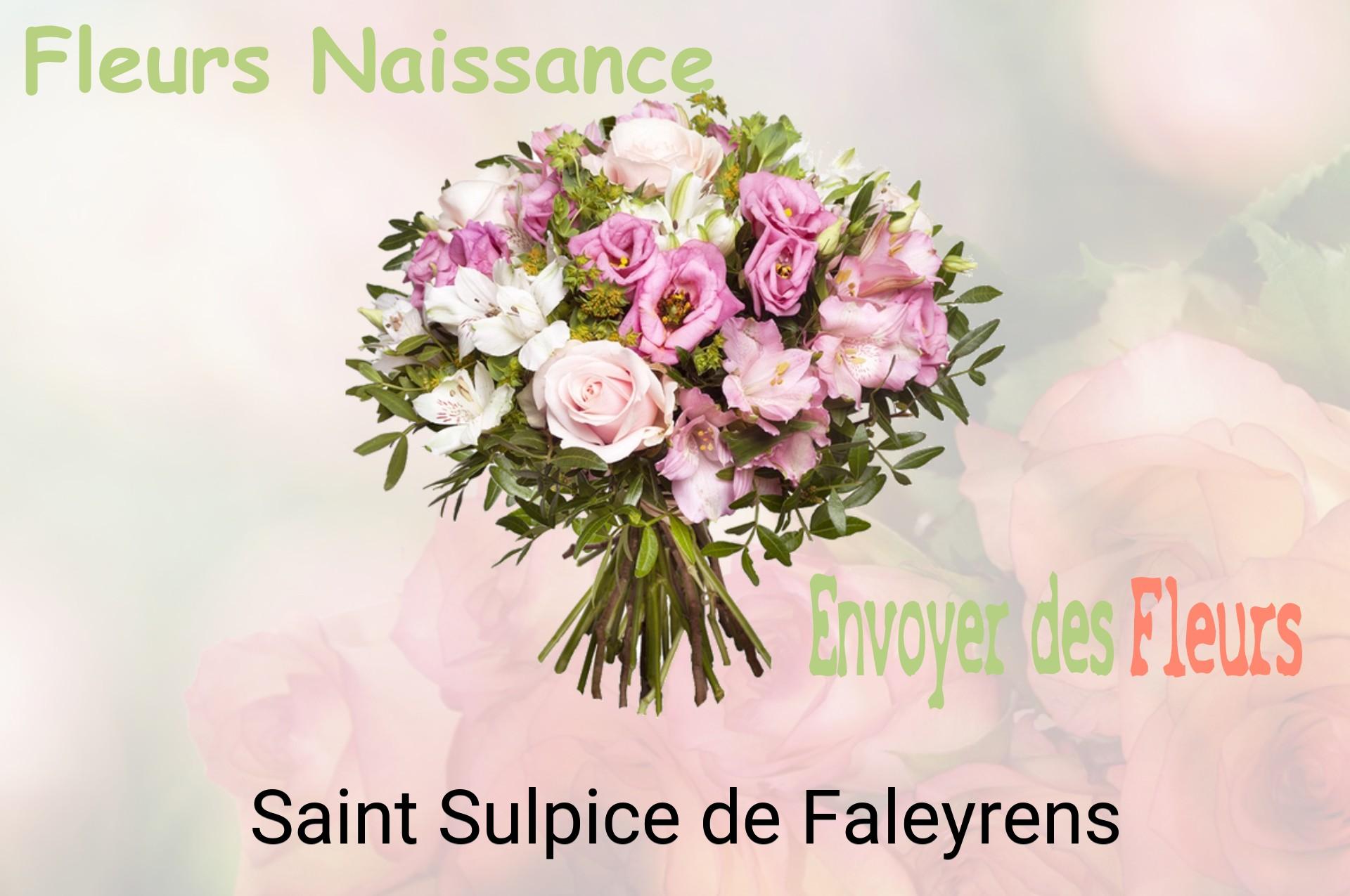 Bouquet de fleurs de naissance livré à Saint-Sulpice-de-Faleyrens